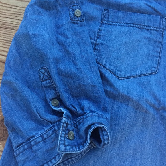 Vintage Liz Claiborne Denim Blouse - Picture 5 of 6